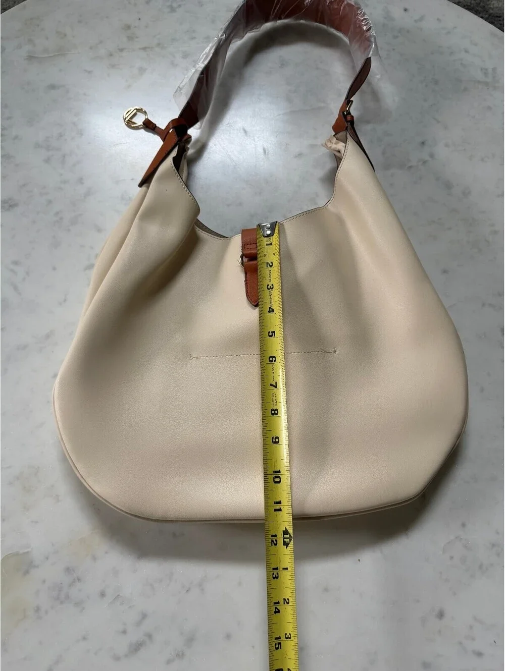 New Loulu Cream Hobo style shoulder bag